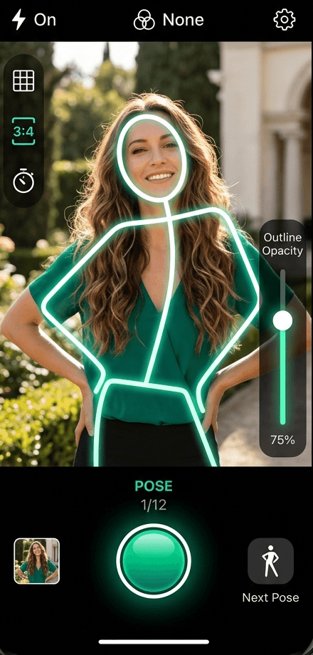 PoseMate Pro app screen